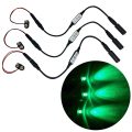 3 pack green LED micro effect